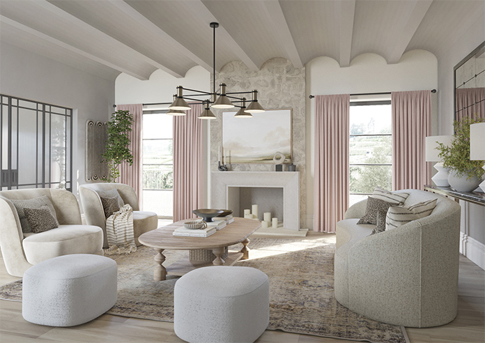 Harris, Crystal Rose - Made to Measure Curtains - Image 7